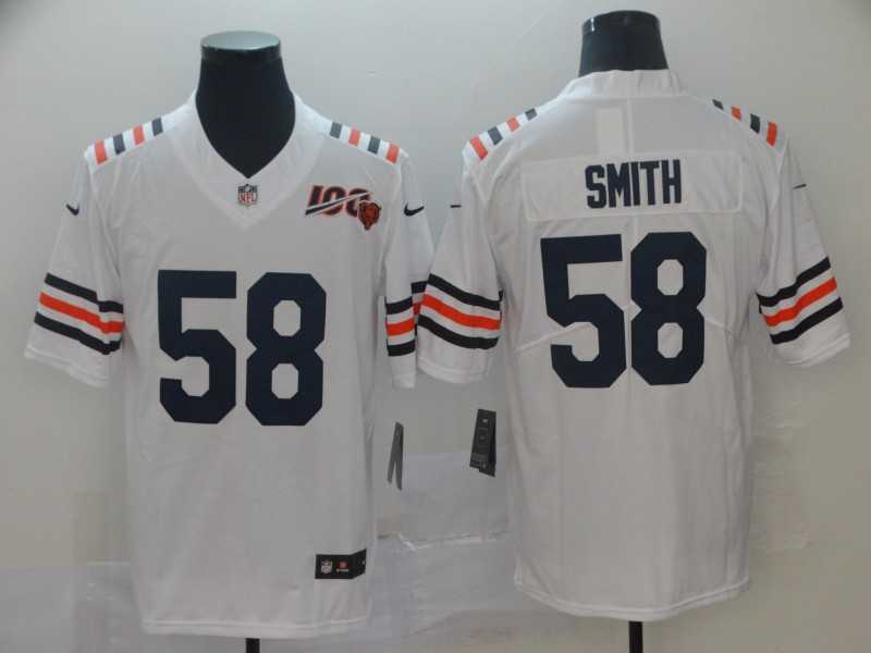 Nike Bears 58 Roquan Smith White 2019 100th Season Alternate Classic Vapor Untouchable Limited Jersey,We sell and wholesale Nike Bears 58 Roquan Smith White 2019 100th Season Alternate Classic Vapor Untouchable Limited Jersey on line form chian!